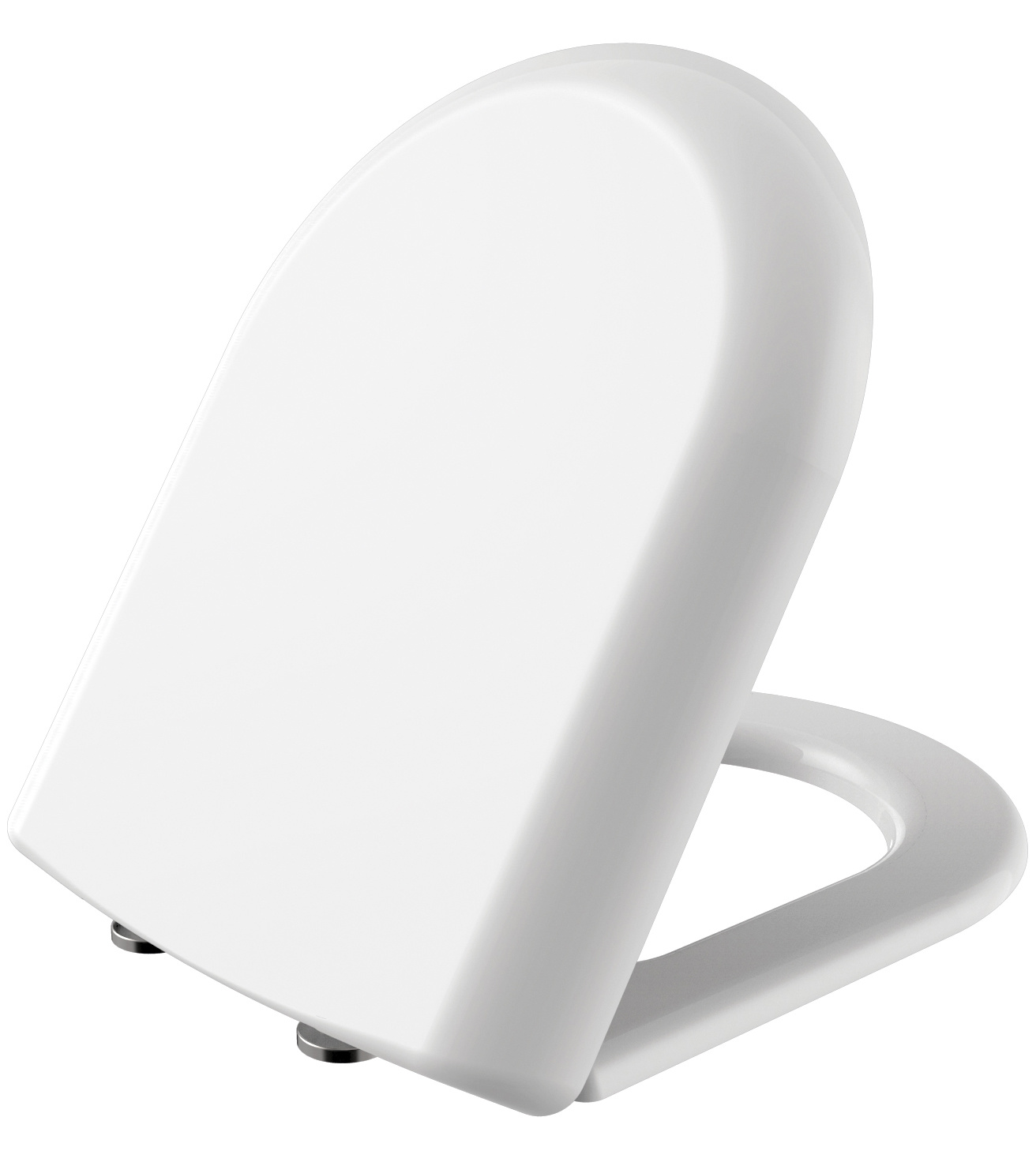 Toiletzitting Tiger Boston Softclose Duroplast RVS Wit