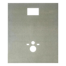 Waterwerende Voorzetwand Inbouwreservoir 120x100cm 18mm  voorgeboord  wandplaat  MDF