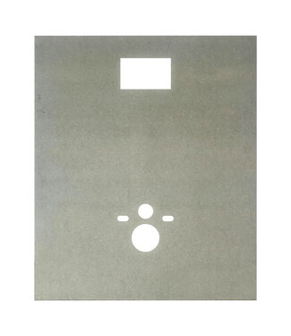 ALONI Waterwerende Voorzetwand Inbouwreservoir 120x100cm 18mm  voorgeboord  wandplaat  MDF