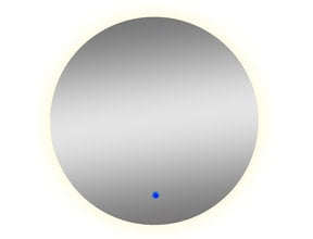 Badkamerspiegel München 70cm Rond LED-verlichting - Spiegelverwarming - Touch bediening
