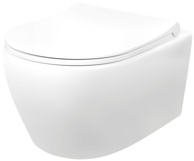 Creavit Aloni Randloos Hangtoilet met bidet incl. toiletbril Softclose Flat