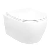 Creavit Aloni Randloos Hangtoilet met bidet incl. toiletbril Softclose Flat