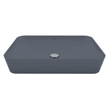 Keramische Opzet wastafel Creavit ULO Mat Basalt 60x40x11cm