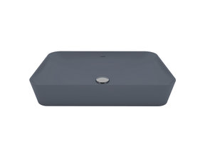 Keramische Opzet wastafel Creavit ULO Mat Basalt 60x40x11cm