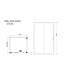 Douchecabine Brescia 120x90cm Mat Zwart Antikalk Helder Glas 6mm Veiligheidsglas Easy Clean