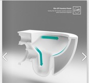 Randloos Hangtoilet Aloni met geïntegreerd bidetkraan Koud Wit diepspoel incl. Softclose Toiletbril Ultra Dun Randloos Hangtoilet Aloni met geïntegreerd bidetkraan Koud Wit diepspoel incl. Softclose Toiletbril Ultra Dun