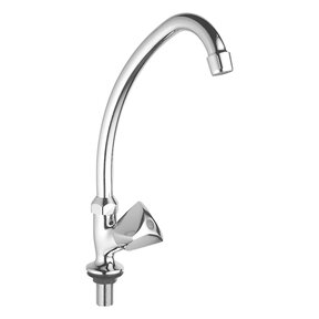 Fonteinkraan Bella Hoog Glans Chroom 26cm Koudwaterkraan