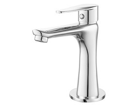 Fonteinkraan Bella Laag Glans Chroom 16cm Koudwaterkraan