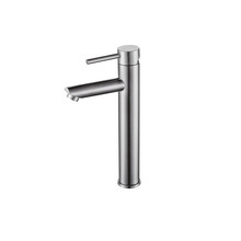 Wastafelkraan Eva Hoog RVS Rond 30cm 1-greeps