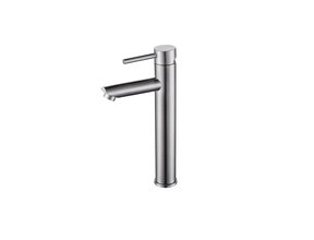 Wastafelkraan Eva Hoog RVS Rond 30cm 1-greeps