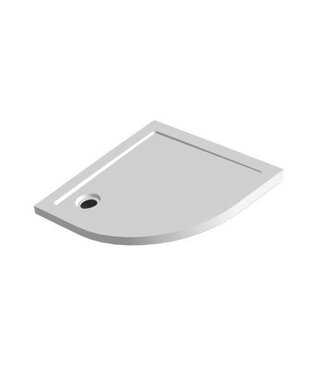 SANI-SUPPLY Douchebak Kwartrond 90x90x4 cm SMC (Composiet) Radius 55