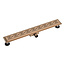 ALONI Douchegoot Aloni Geborsteld koper 100x7cm compleet