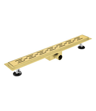 ALONI Douchegoot Aloni Geborsteld goud 90x7cm compleet