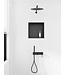 Nisjes badkamer Mat Zwart 30x30x10cm Inbouwnis Douche