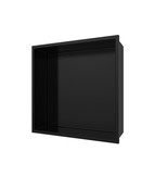 Nisjes badkamer Mat Zwart 30x30x10cm Inbouwnis Douche