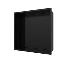 Nisjes badkamer Mat Zwart 30x30x10cm Inbouwnis Douche