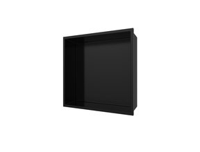 Nisjes badkamer Mat Zwart 30x30x10cm Inbouwnis Douche
