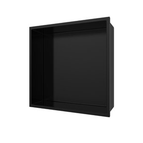 Nisjes badkamer Mat Zwart 30x30x10cm Inbouwnis Douche