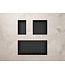 Nisjes badkamer Mat Zwart 30x30x10cm Inbouwnis Douche