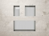 Nisjes badkamer RVS 30x30x10cm Inbouwnis Douche Nisjes badkamer RVS 30x30x10cm Inbouwnis Douche