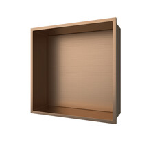 Nisjes badkamer Geborsteld Koper 30x30x10cm Inbouwnis Douche