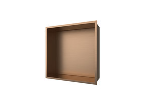 Nisjes badkamer Geborsteld Koper 30x30x10cm Inbouwnis Douche