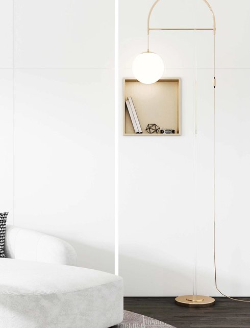 Nisjes badkamer Geborsteld goud 30x30x10cm Inbouwnis Douche