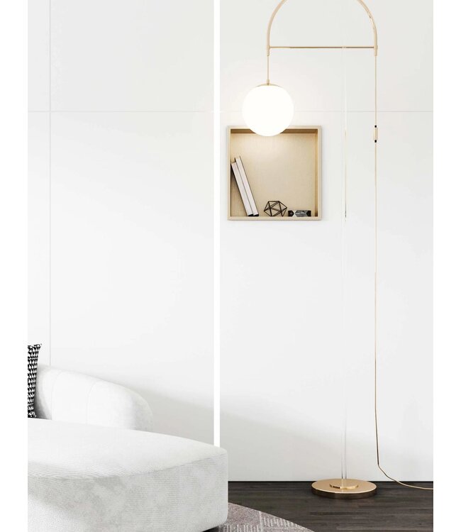 Nisjes badkamer Geborsteld goud 30x30x10cm Inbouwnis Douche