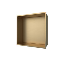 Nisjes badkamer Geborsteld goud 30x30x10cm Inbouwnis Douche