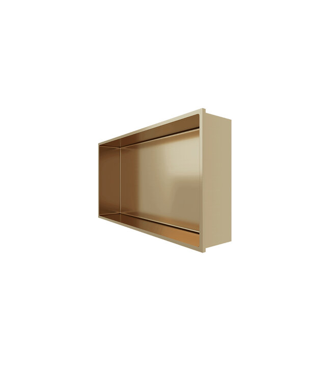 Nisjes badkamer Geborsteld goud 60x30x10cm Inbouwnis Douche