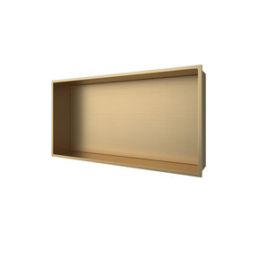 Nisjes badkamer Geborsteld goud 60x30x10cm Inbouwnis Douche
