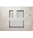 ALONI Nisjes badkamer RVS 60x30x10cm Inbouwnis Douche