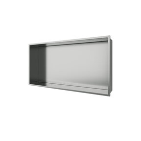 Nisjes badkamer RVS 60x30x10cm Inbouwnis Douche