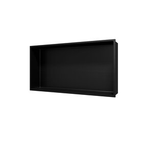 Nisjes badkamer Zwart Mat 60x30x10cm Inbouwnis Douche