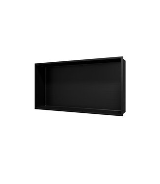 ALONI Nisjes badkamer Zwart Mat 60x30x10cm Inbouwnis Douche