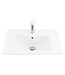 CREAVIT Keramische Wastafel Sally 60x45x2cm Wit met kraangat en overloop