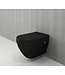 Hangtoilet Bocchi Taormina Arch Mat Zwart incl. toiletbril soft-close