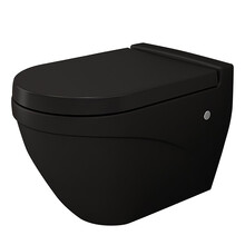 Hangtoilet Bocchi Taormina Arch Mat Zwart incl. toiletbril soft-close