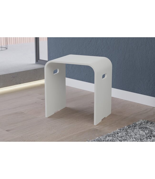 Douchekruk Beauty Mat Wit Solid Surface  40x43x30cm