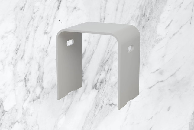 Douchekruk Beauty Mat Wit Solid Surface  40x43x30cm