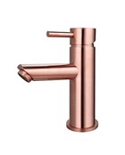 Wastafelkraan Laag Mia Geborsteld Goud Opbouw Messing