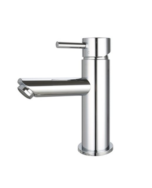 Wastafelkraan Laag Mia Gun Metal Opbouw Messing