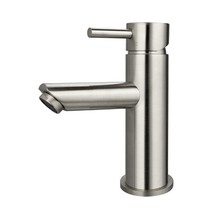 Wastafelkraan Laag Mia Gun Metal Opbouw Messing