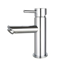 Wastafelkraan Laag Mia Chroom Opbouw Messing