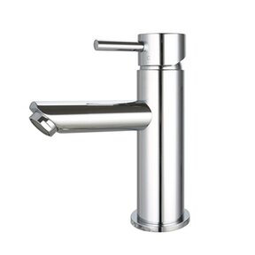 Wastafelkraan Laag Mia Chroom Opbouw Messing