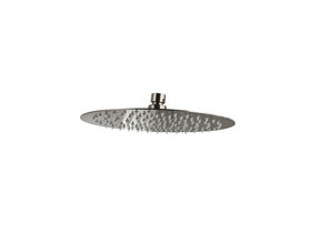 Regendouchekop Effeze Rond 30 cm Gunmetal Ultra dun hoofddouche