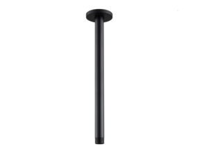 Plafondbuis Regendouche Zwart Mat Rond  32cm