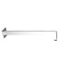 Muurbuis Regendouche Chroom Vierkant 42cm