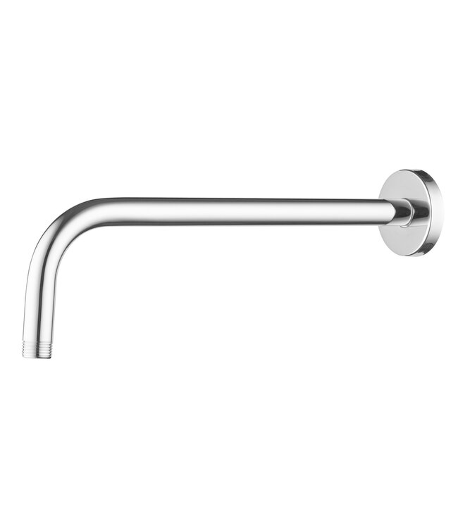 Muurbuis Regendouche mat zwart rond 42cm