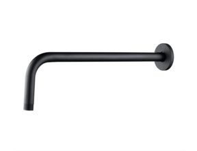 Muurbuis Regendouche mat zwart rond 42cm